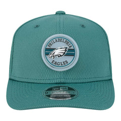 Philadelphia Eagles New Era Adventure Patched 9SEVENTY Stretch-Snap Adjustable Hat Midnight Green - NFL