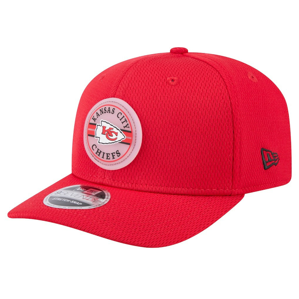 Kansas City Chiefs New Era Adventure Patched 9SEVENTY Stretch-Snap Adjustable Hat Red - NFL