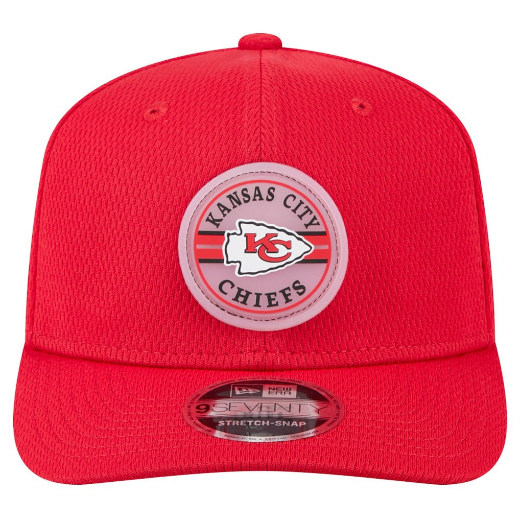 Kansas City Chiefs New Era Adventure Patched 9SEVENTY Stretch-Snap Adjustable Hat Red - NFL