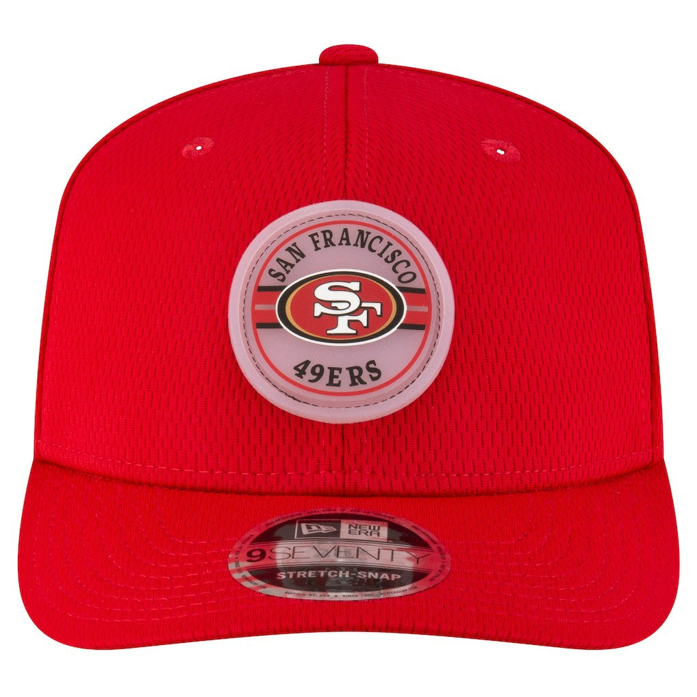 San Francisco 49ers New Era Adventure Patched 9SEVENTY Stretch-Snap Adjustable Hat Scarlet - NFL