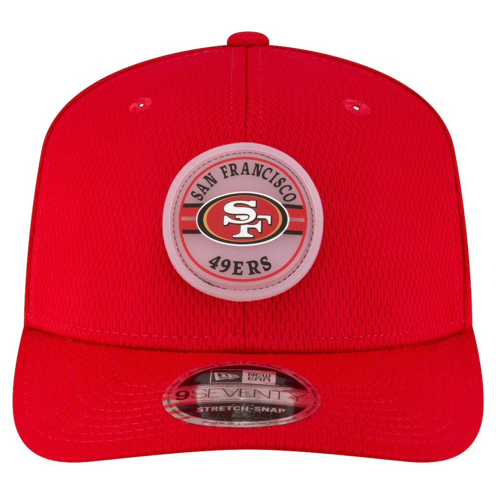 San Francisco 49ers New Era Adventure Patched 9SEVENTY Stretch-Snap Adjustable Hat Scarlet - NFL