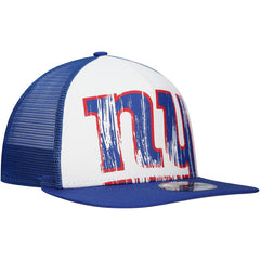 New Era New York Giants Distressed 9FIFTY A-Frame Snapback Hat White/Royal - NFL