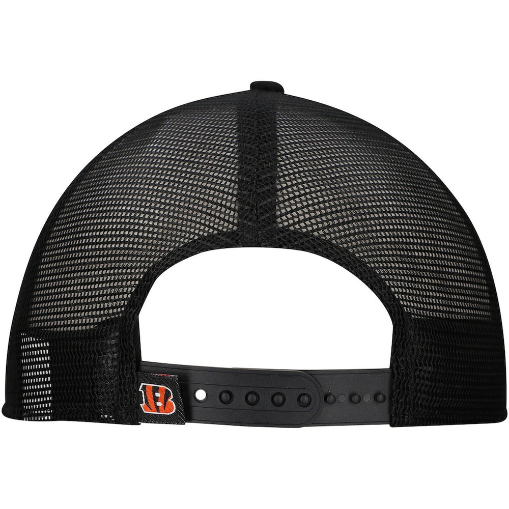 New Era Cincinnati Bengals Distressed 9FIFTY A-Frame Snapback Hat White/Black - NFL