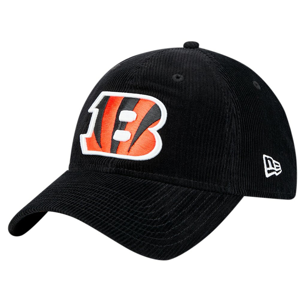 Cincinnati Bengals New Era Corded 9TWENTY Adjustable Hat Black - NFL