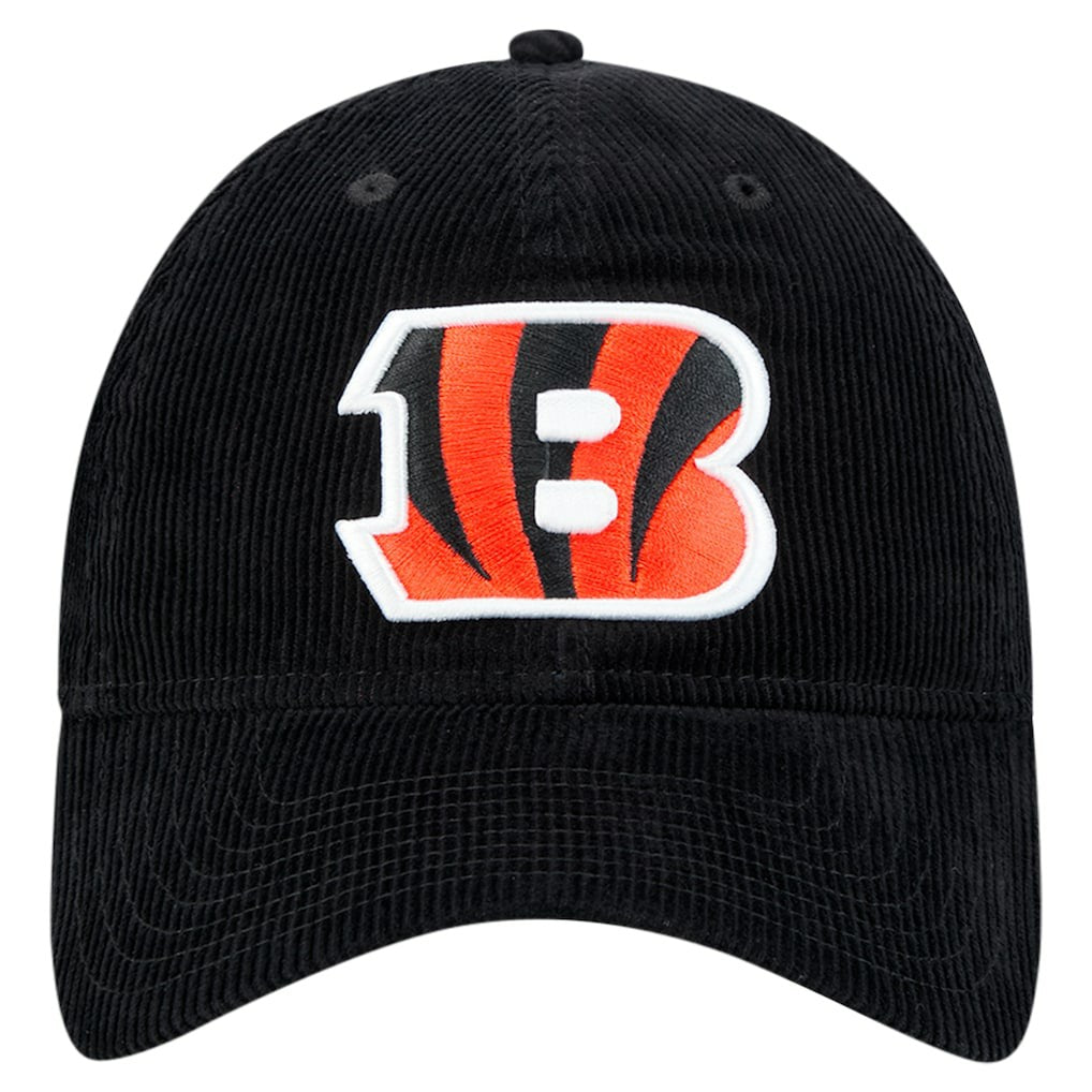 Cincinnati Bengals New Era Corded 9TWENTY Adjustable Hat Black - NFL