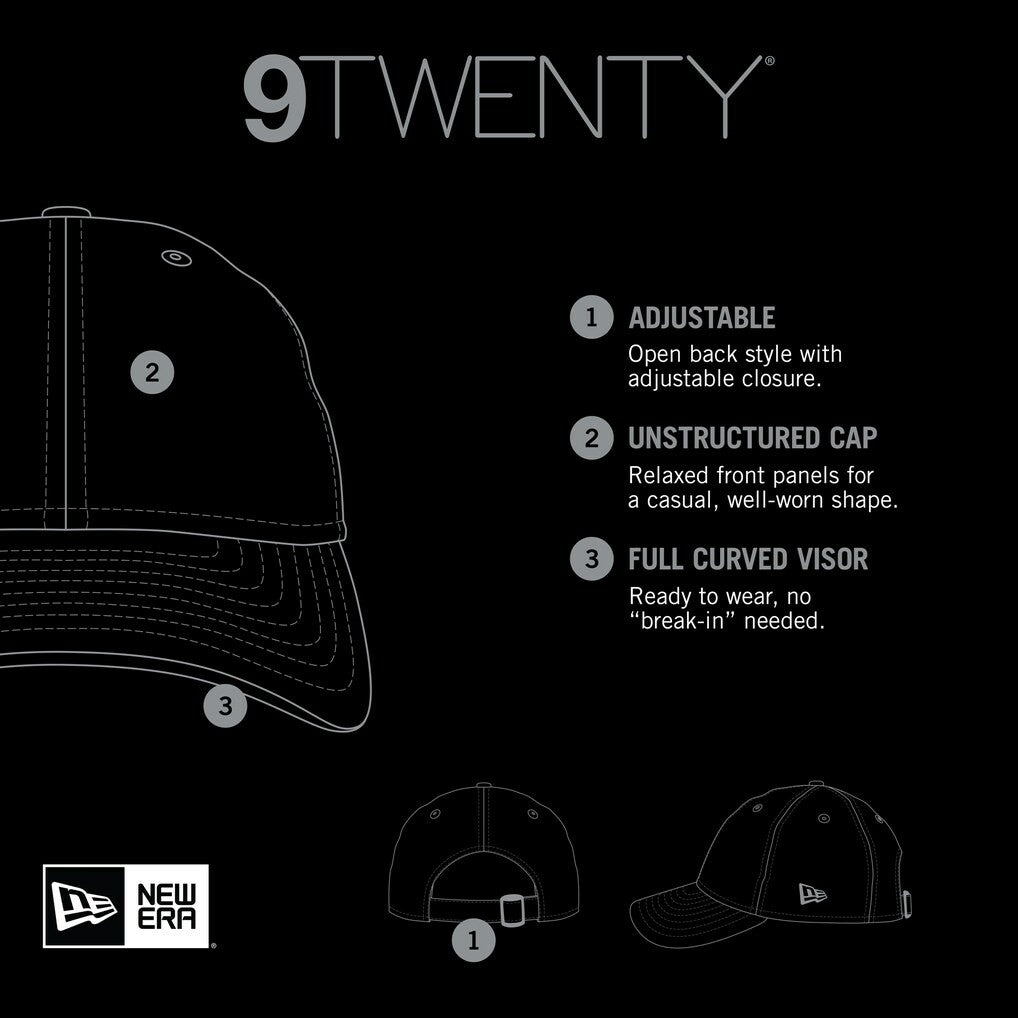 Jacksonville Jaguars New Era Corded 9TWENTY Adjustable Hat Black - NFL
