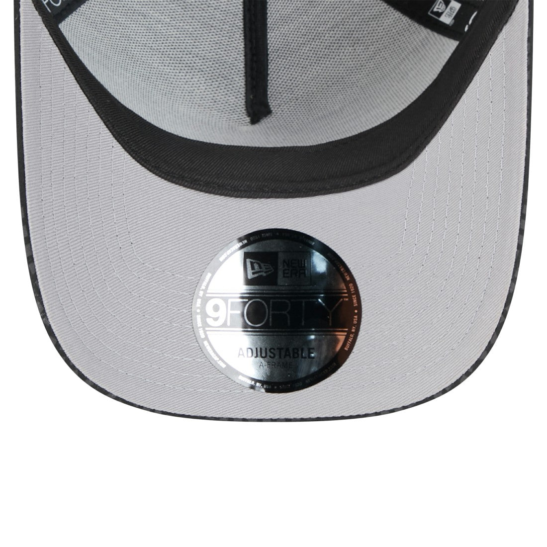 New York Jets New Era Throwback Midnight Ink Tonal Text A-Frame Trucker 9FORTY Adjustable Hat Black - NFL