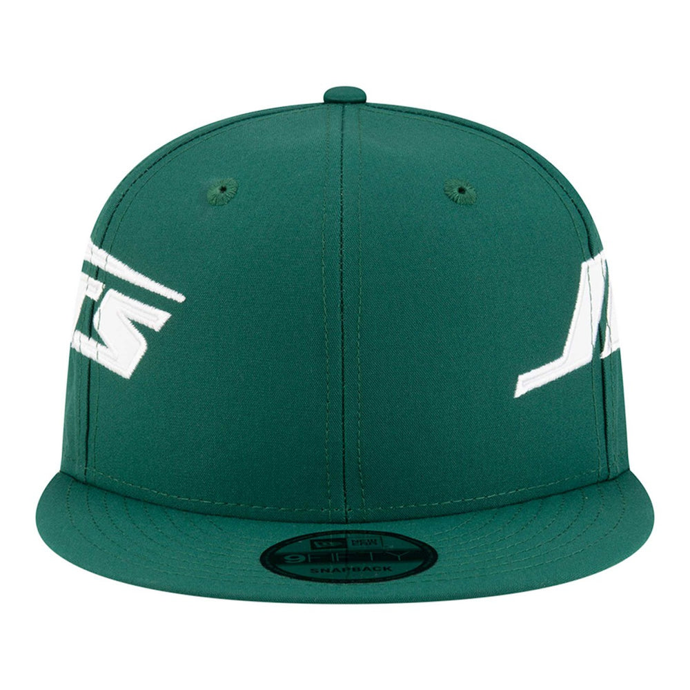 New York Jets New Era Helmet 9FIFTY Snapback Hat Green - NFL