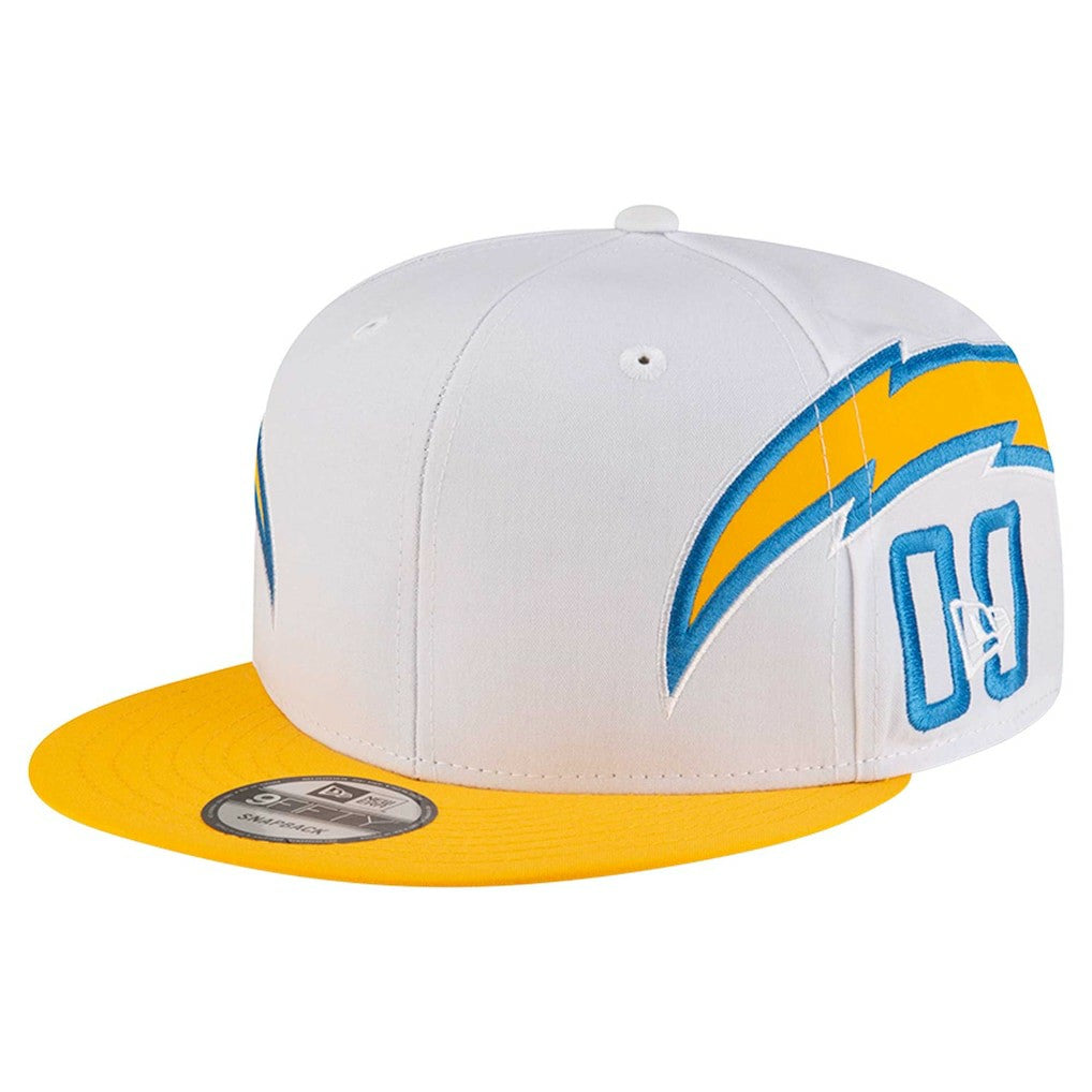 Los Angeles Chargers New Era Helmet 9FIFTY Snapback Hat White - NFL