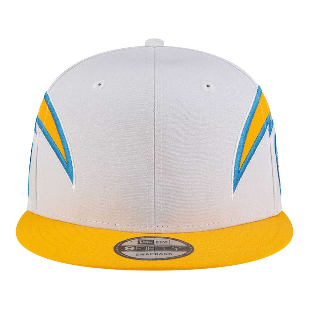 Los Angeles Chargers New Era Helmet 9FIFTY Snapback Hat White - NFL