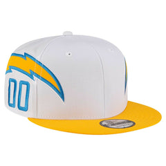 Los Angeles Chargers New Era Helmet 9FIFTY Snapback Hat White - NFL