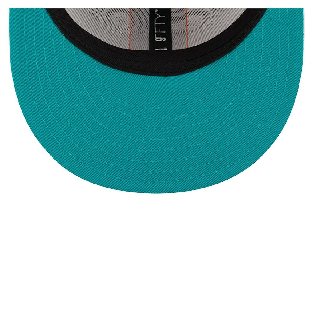 Miami Dolphins New Era Helmet 9FIFTY Snapback Hat White - NFL