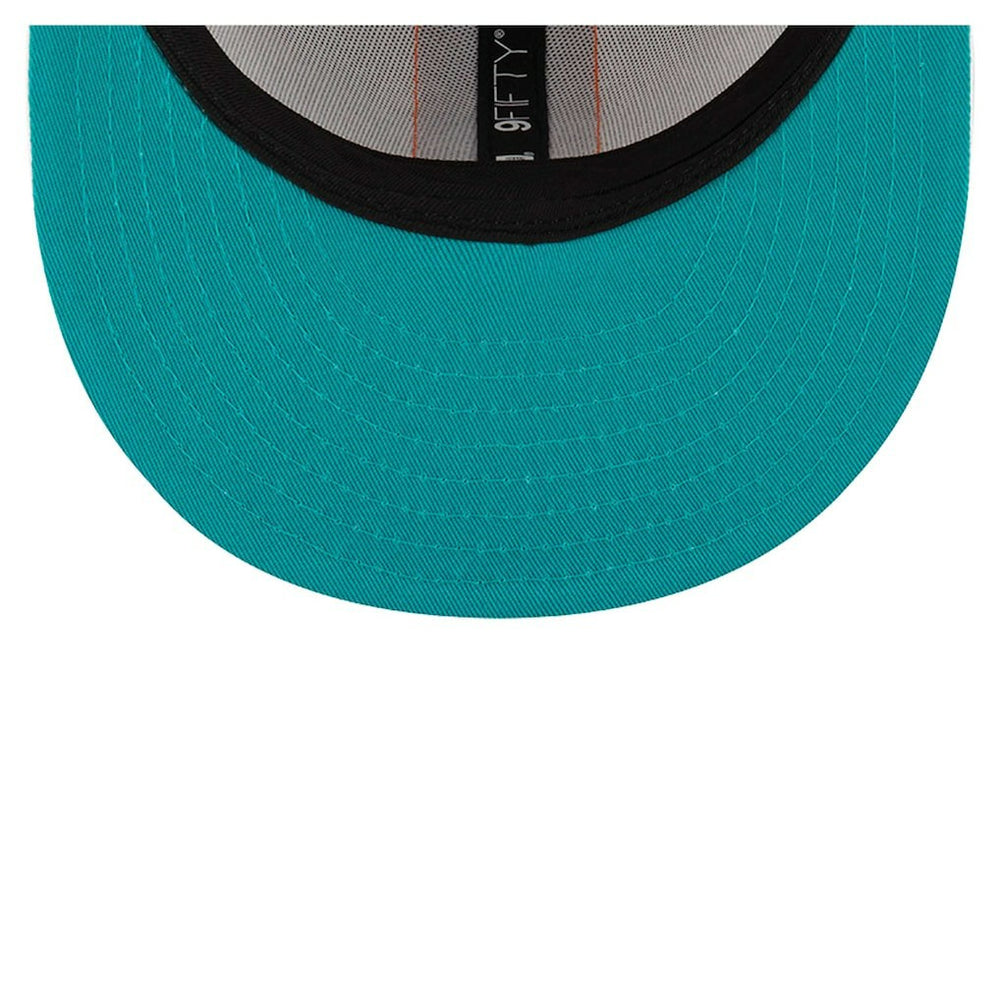 Miami Dolphins New Era Helmet 9FIFTY Snapback Hat White - NFL