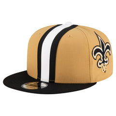 New Orleans Saints New Era Helmet 9FIFTY Snapback Hat Gold - NFL