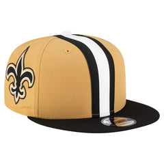 New Orleans Saints New Era Helmet 9FIFTY Snapback Hat Gold - NFL