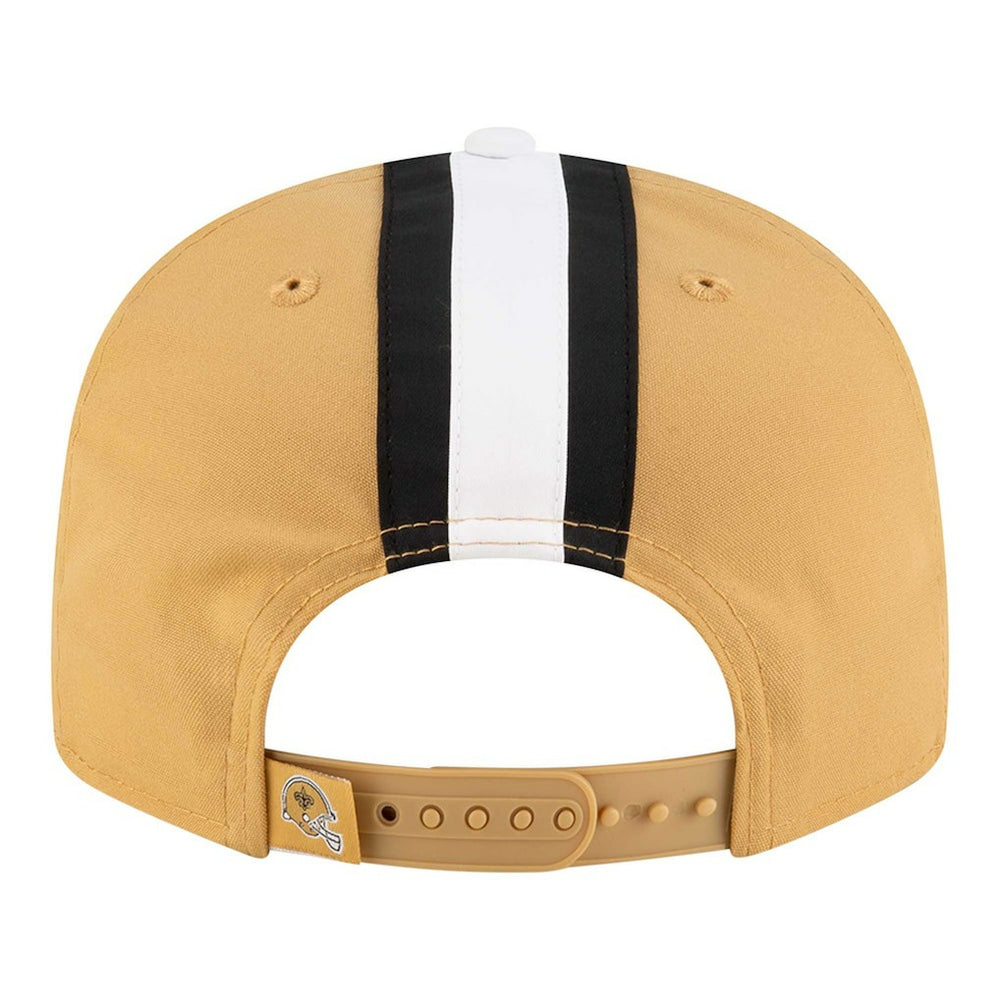 New Orleans Saints New Era Helmet 9FIFTY Snapback Hat Gold - NFL