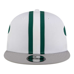 New York Jets New Era Throwback Helmet 9FIFTY Snapback Hat White - NFL