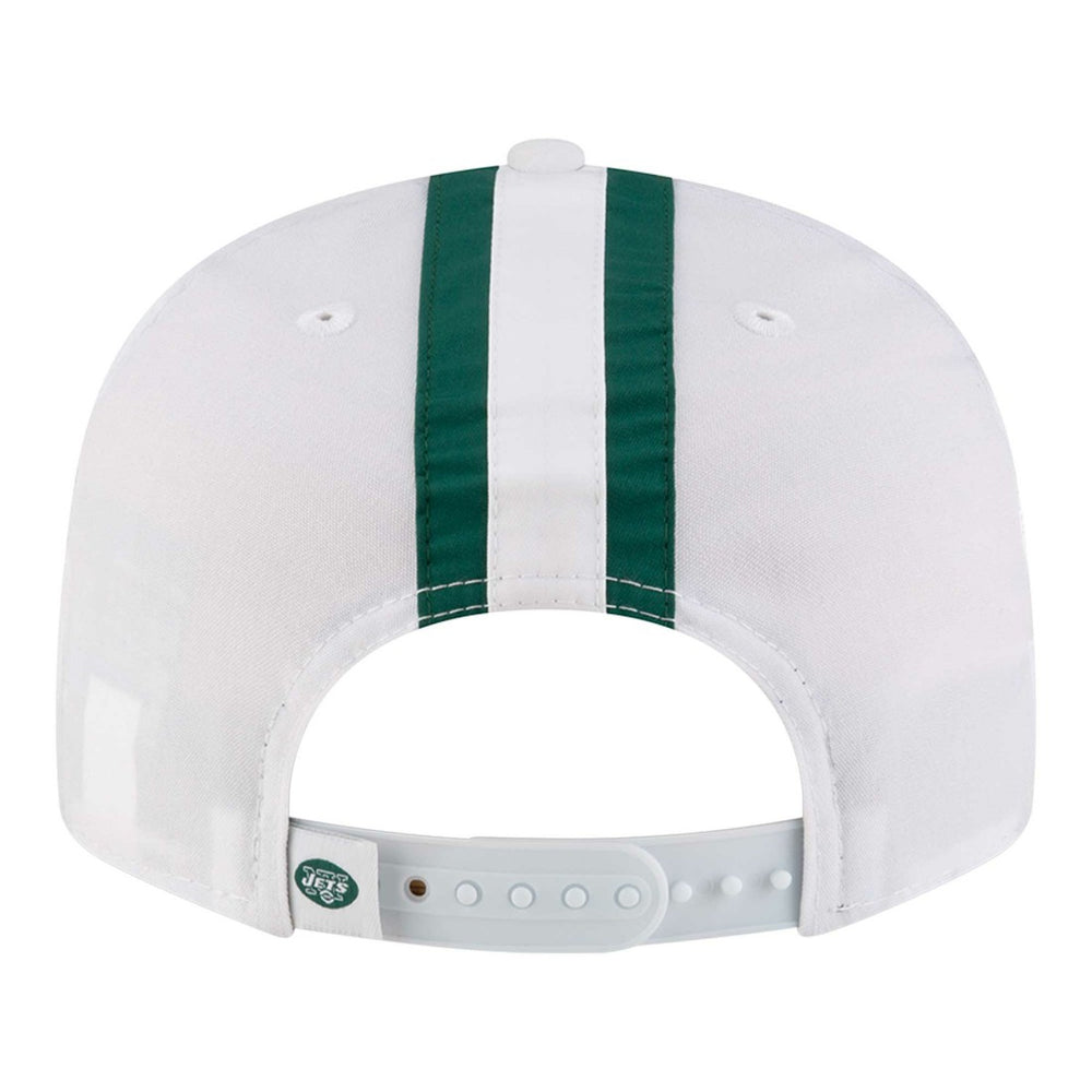 New York Jets New Era Throwback Helmet 9FIFTY Snapback Hat White - NFL