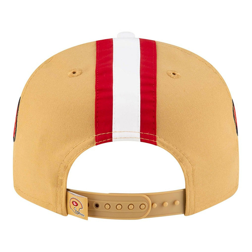 San Francisco 49ers New Era Throwback Helmet 9FIFTY Snapback Hat Gold - NFL
