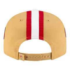 San Francisco 49ers New Era Throwback Helmet 9FIFTY Snapback Hat Gold - NFL