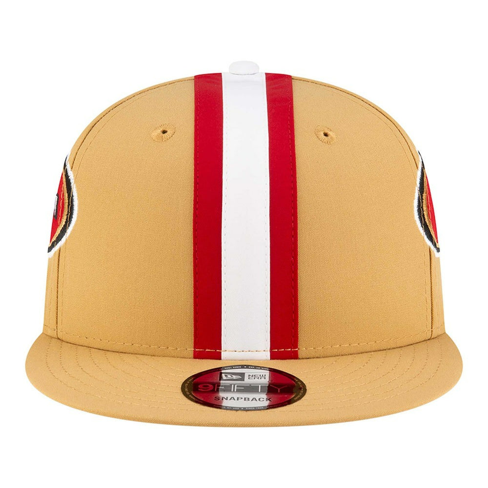 San Francisco 49ers New Era Helmet 9FIFTY Snapback Hat Gold - NFL