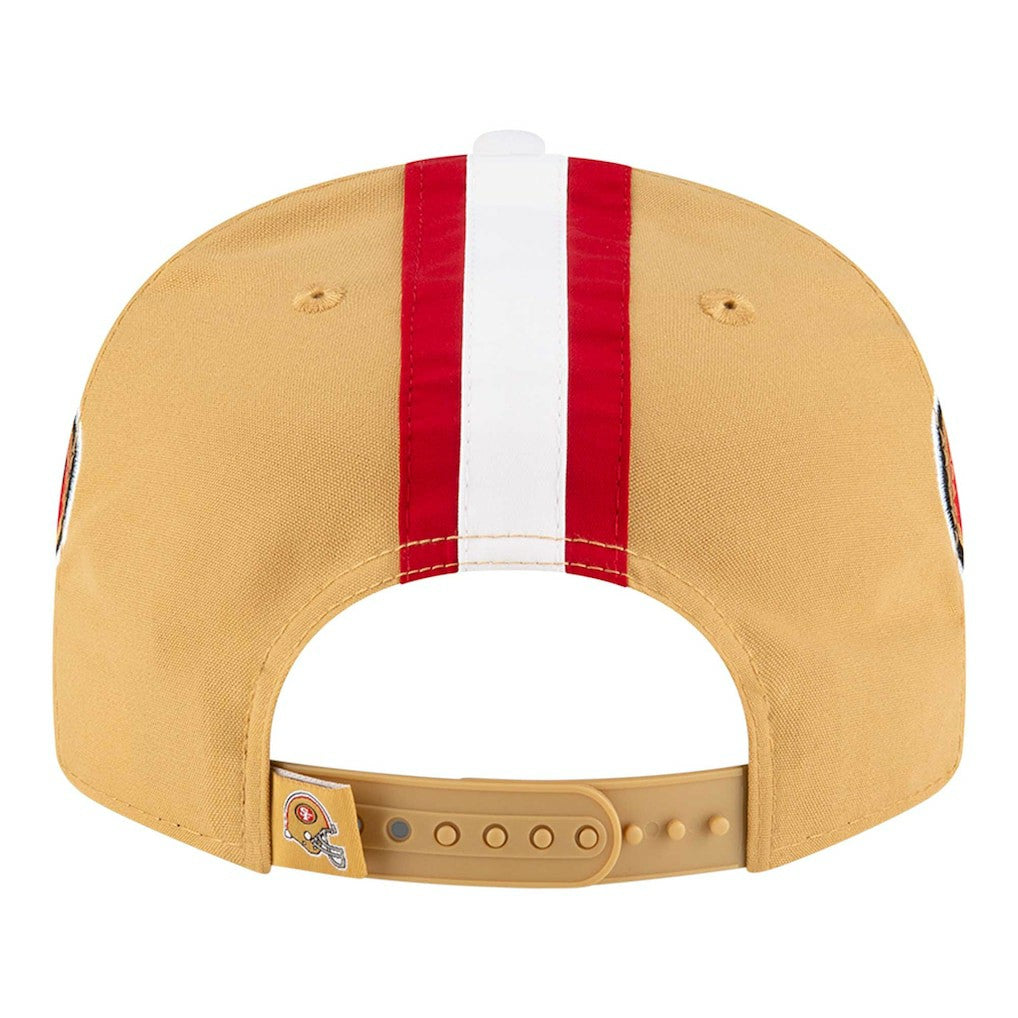 San Francisco 49ers New Era Helmet 9FIFTY Snapback Hat Gold - NFL