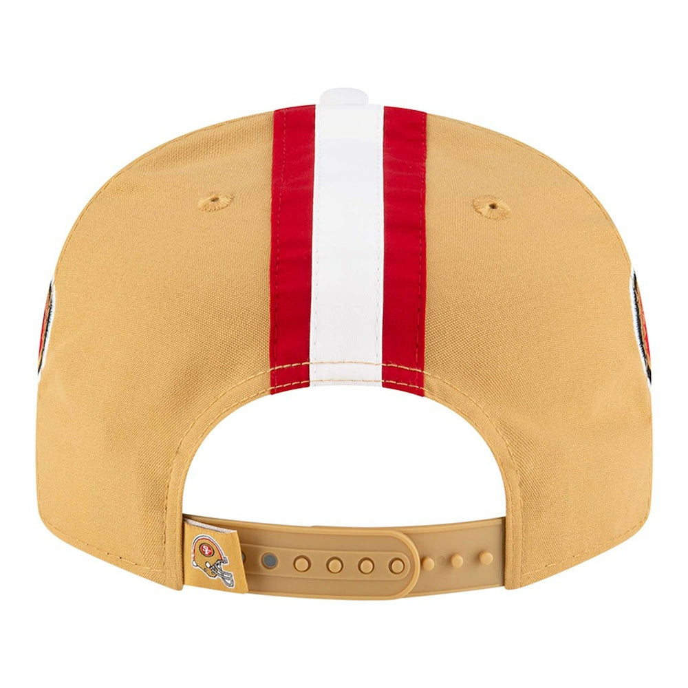San Francisco 49ers New Era Helmet 9FIFTY Snapback Hat Gold - NFL