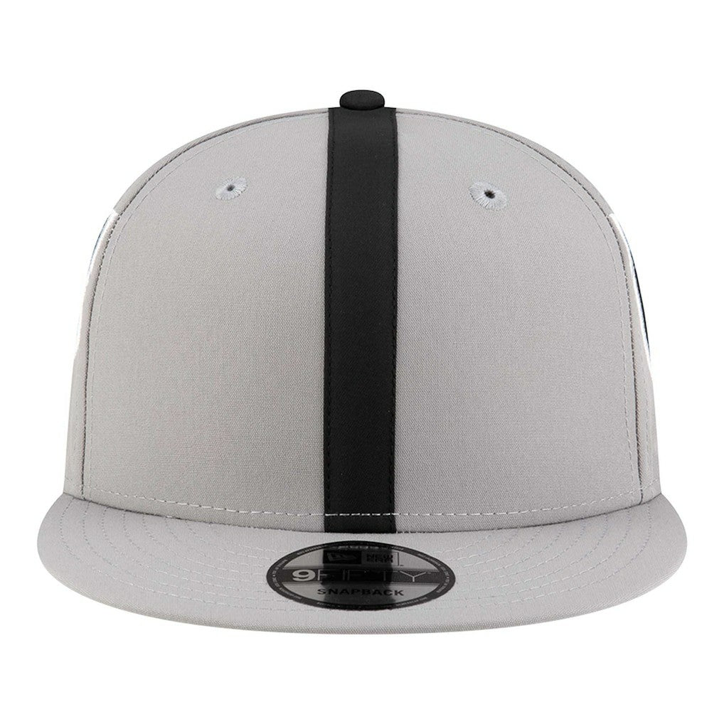 Las Vegas Raiders New Era Helmet 9FIFTY Snapback Hat Gray - NFL