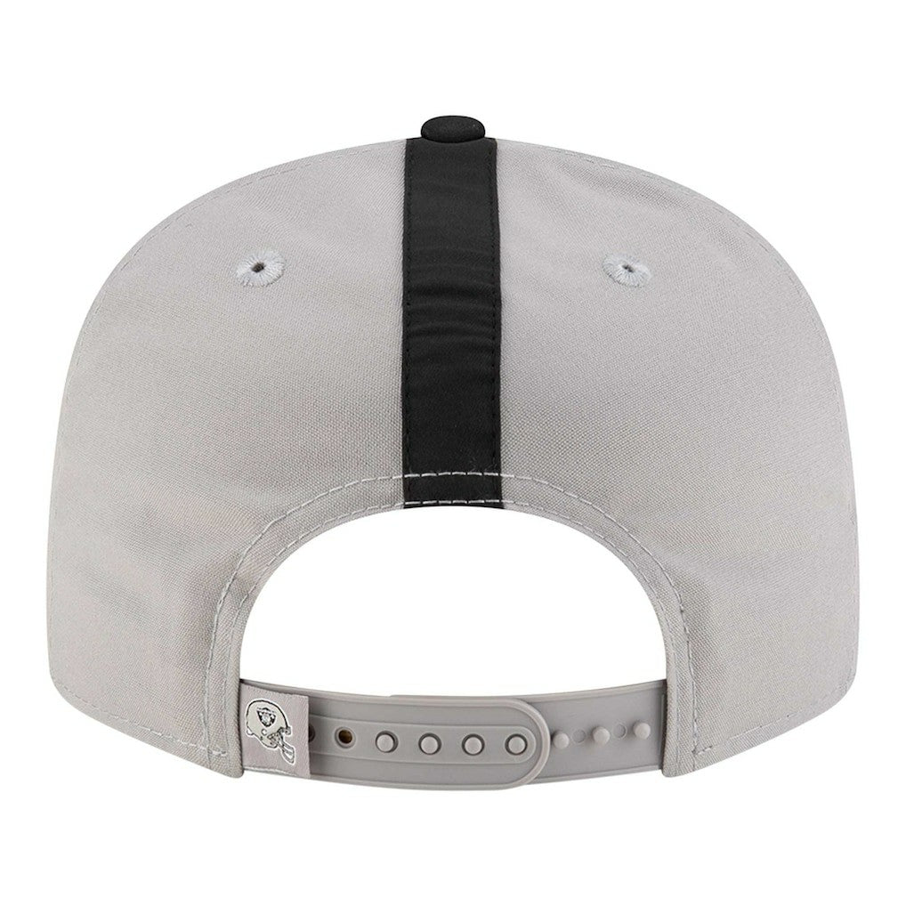Las Vegas Raiders New Era Helmet 9FIFTY Snapback Hat Gray - NFL