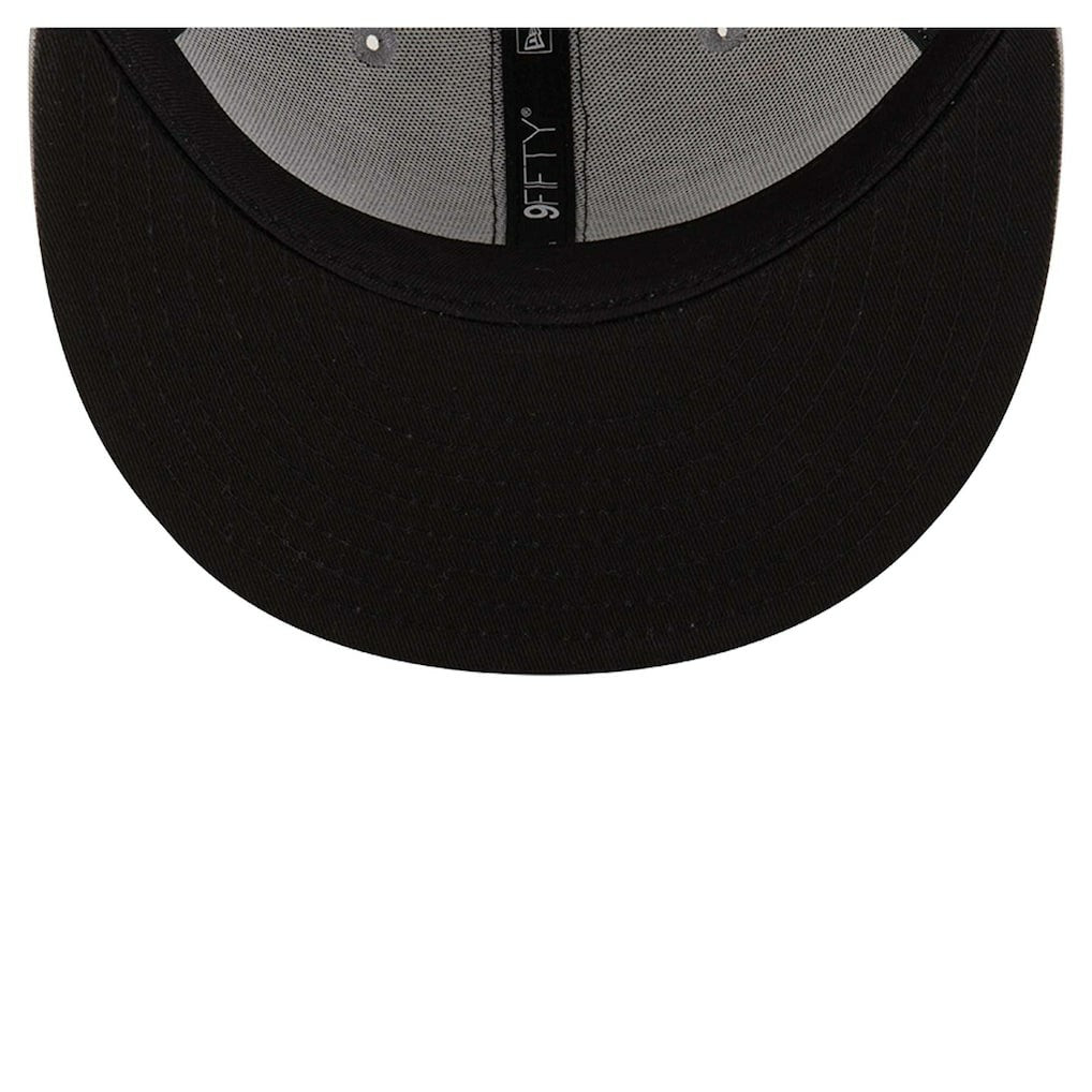 Las Vegas Raiders New Era Helmet 9FIFTY Snapback Hat Gray - NFL