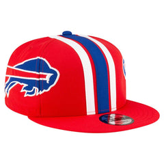 Buffalo Bills New Era Throwback Helmet 9FIFTY Snapback Hat Red - NFL