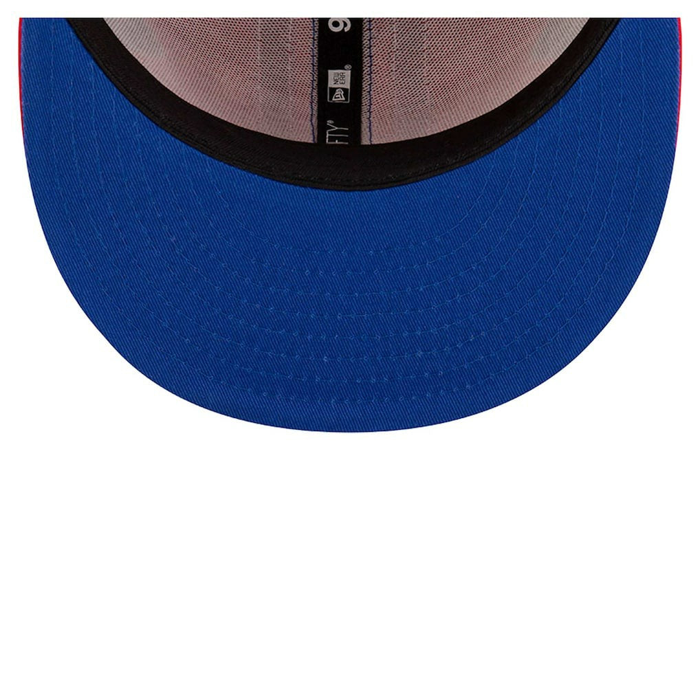 Buffalo Bills New Era Throwback Helmet 9FIFTY Snapback Hat Red - NFL