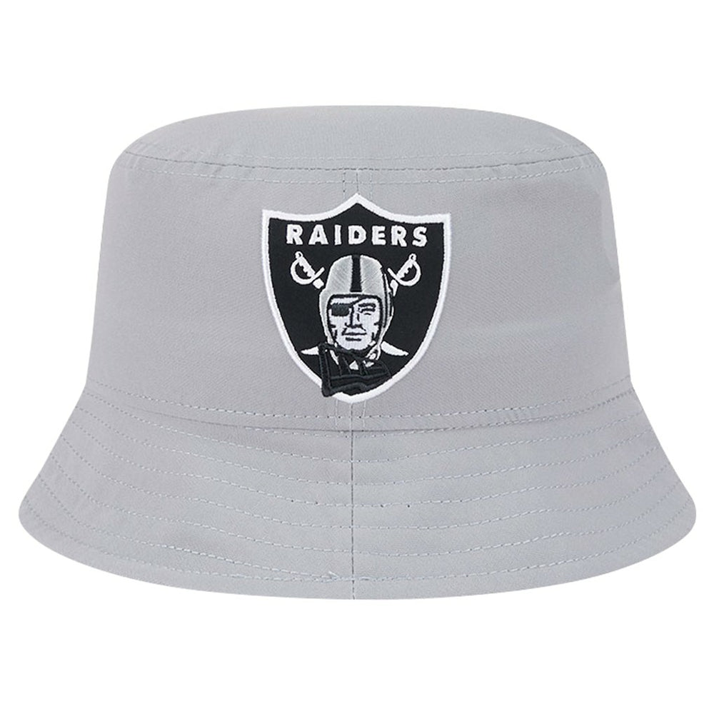 Las Vegas Raiders New Era Helmet Bucket Hat Gray - NFL