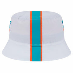 Miami Dolphins New Era Helmet Bucket Hat White - NFL