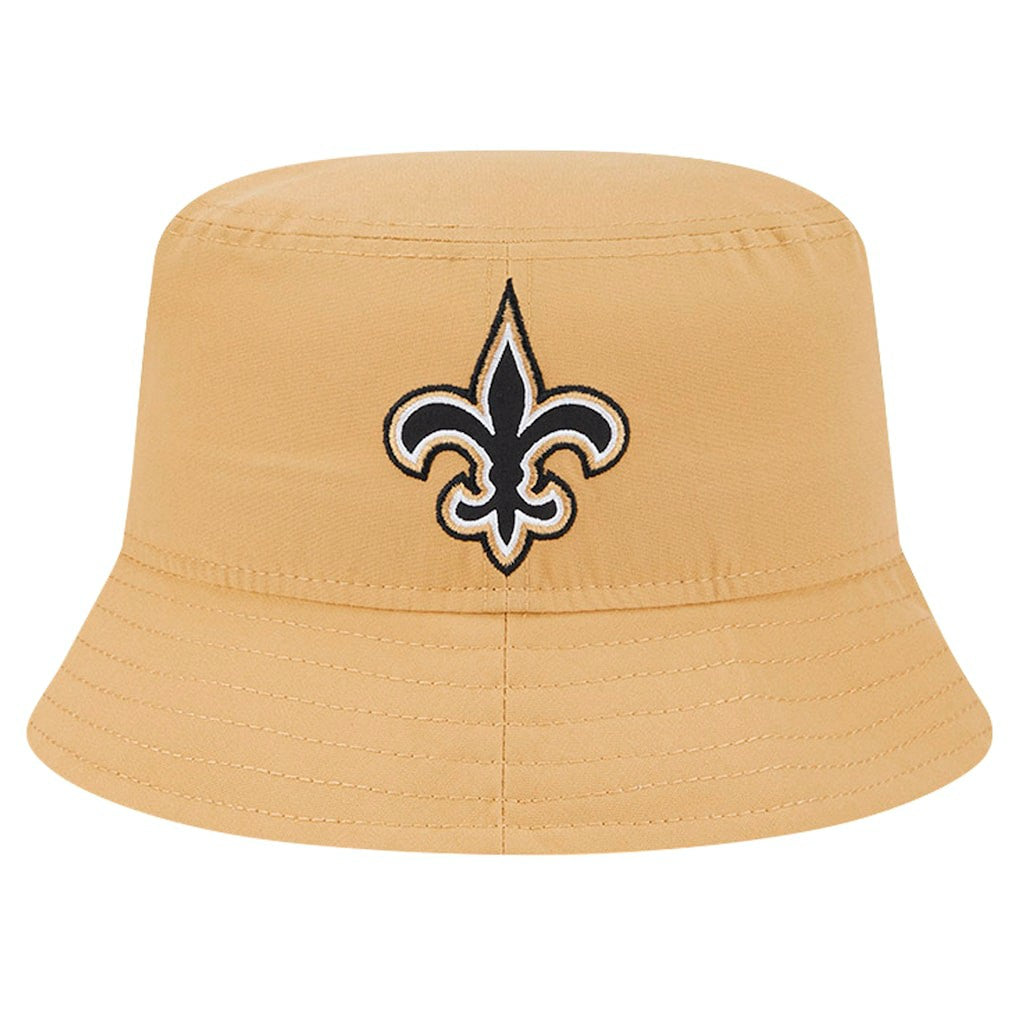 New Orleans Saints New Era Helmet Bucket Hat Gold - NFL
