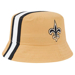 New Orleans Saints New Era Helmet Bucket Hat Gold - NFL