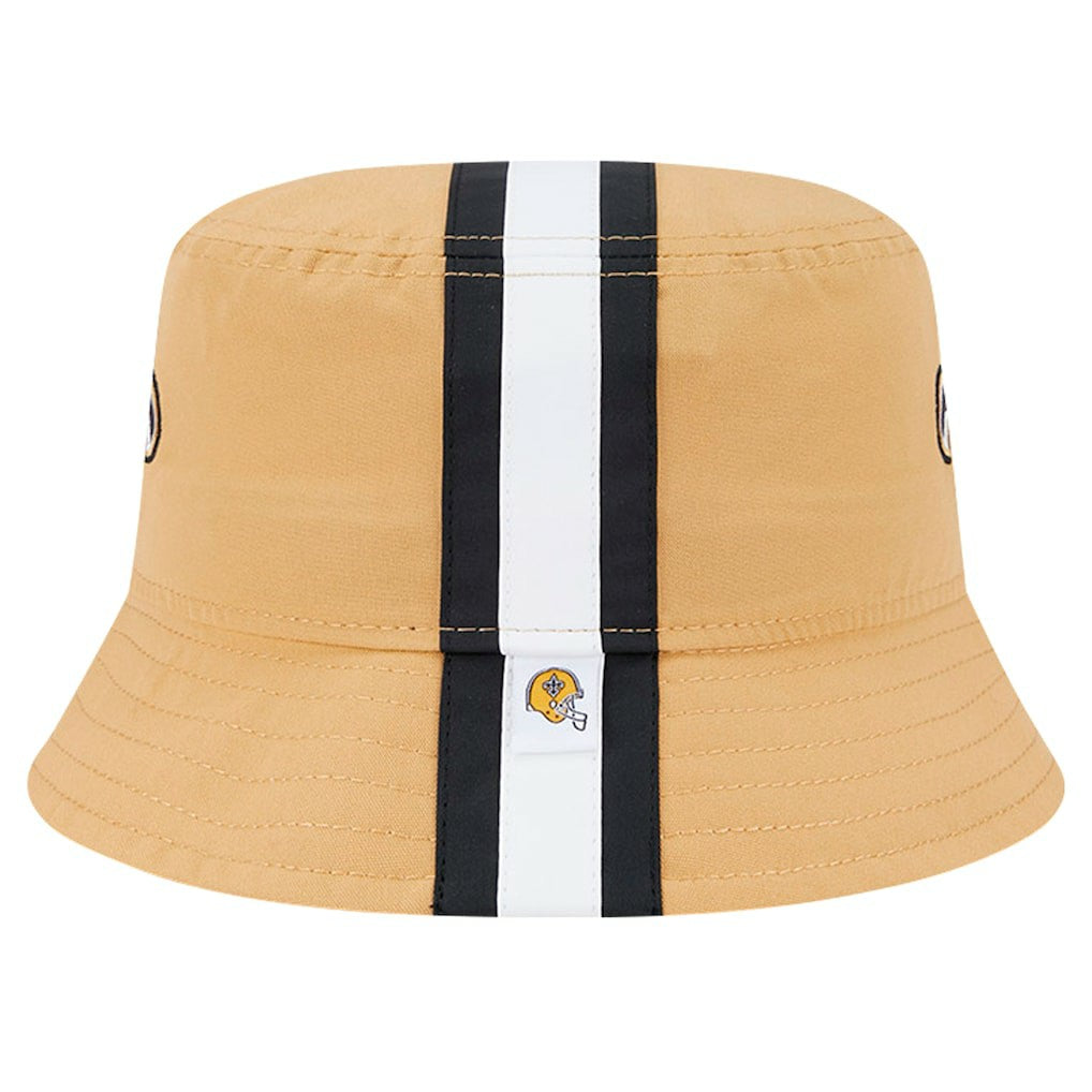 New Orleans Saints New Era Helmet Bucket Hat Gold - NFL