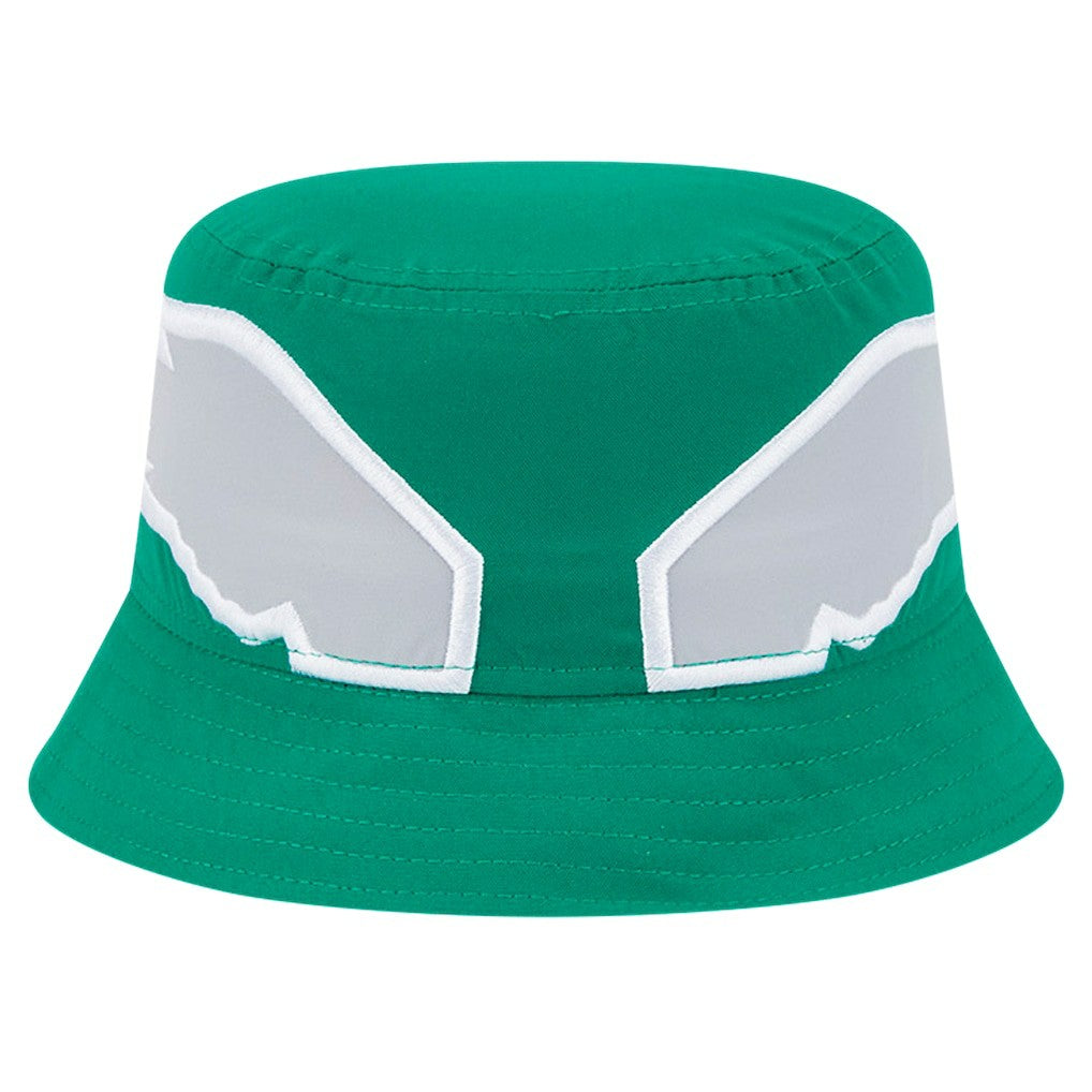 Philadelphia Eagles New Era Helmet Bucket Hat Kelly Green - NFL