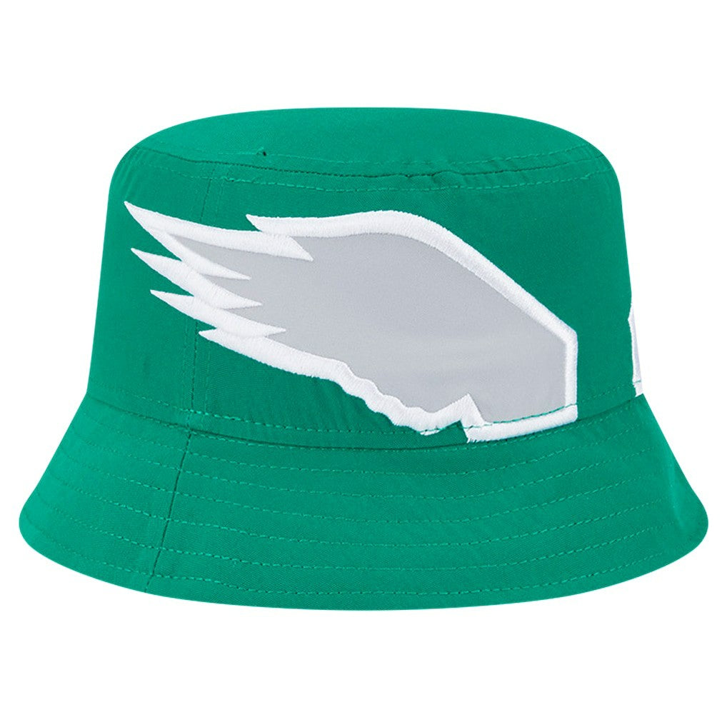 Philadelphia Eagles New Era Helmet Bucket Hat Kelly Green - NFL