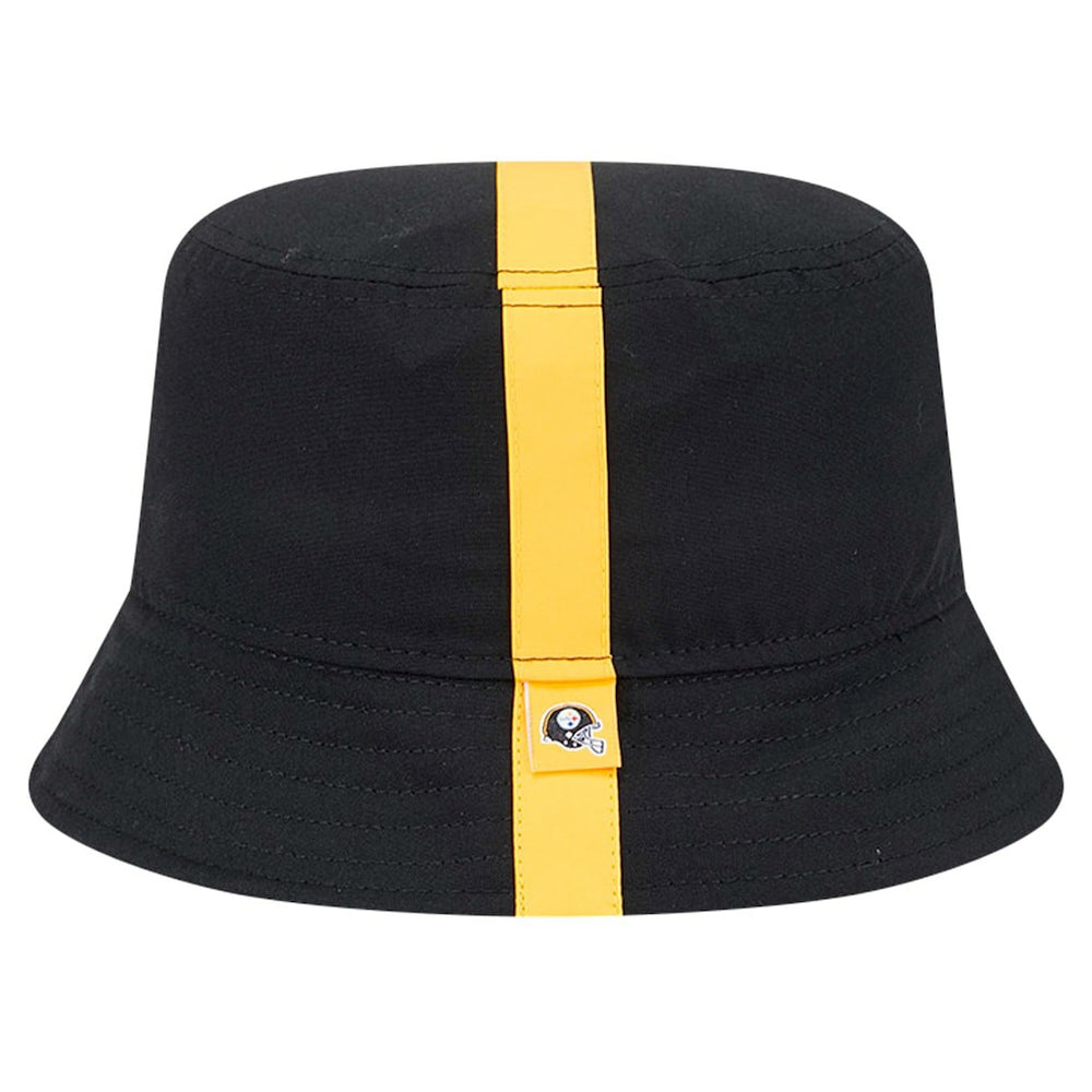 Pittsburgh Steelers New Era Helmet Bucket Hat Black - NFL