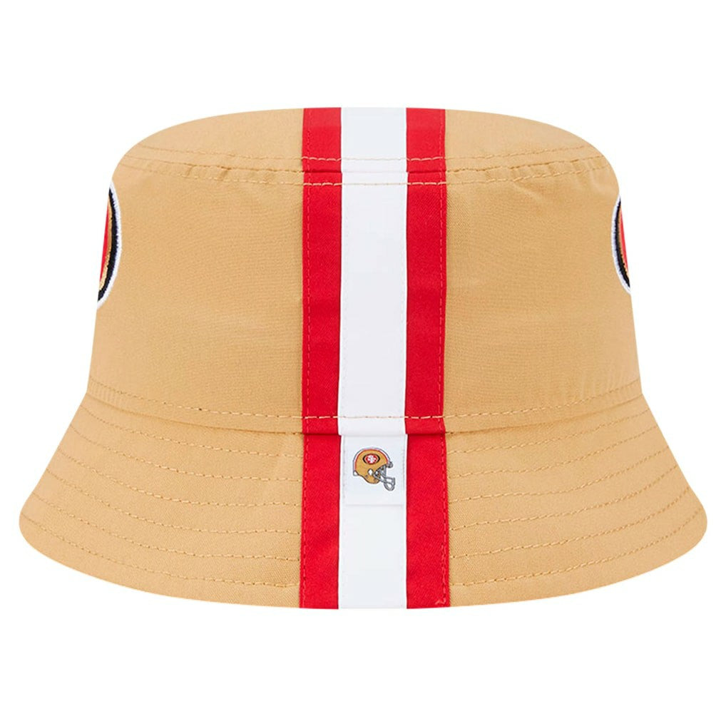 San Francisco 49ers New Era Helmet Bucket Hat Gold - NFL