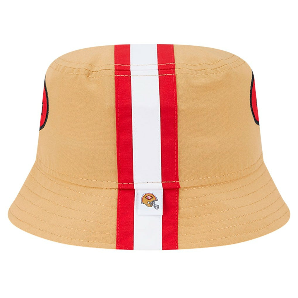 San Francisco 49ers New Era Helmet Bucket Hat Gold - NFL