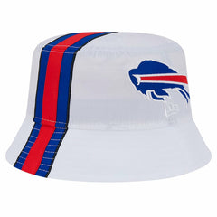 Buffalo Bills New Era Helmet Bucket Hat White - NFL