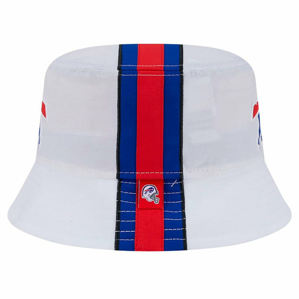Buffalo Bills New Era Helmet Bucket Hat White - NFL