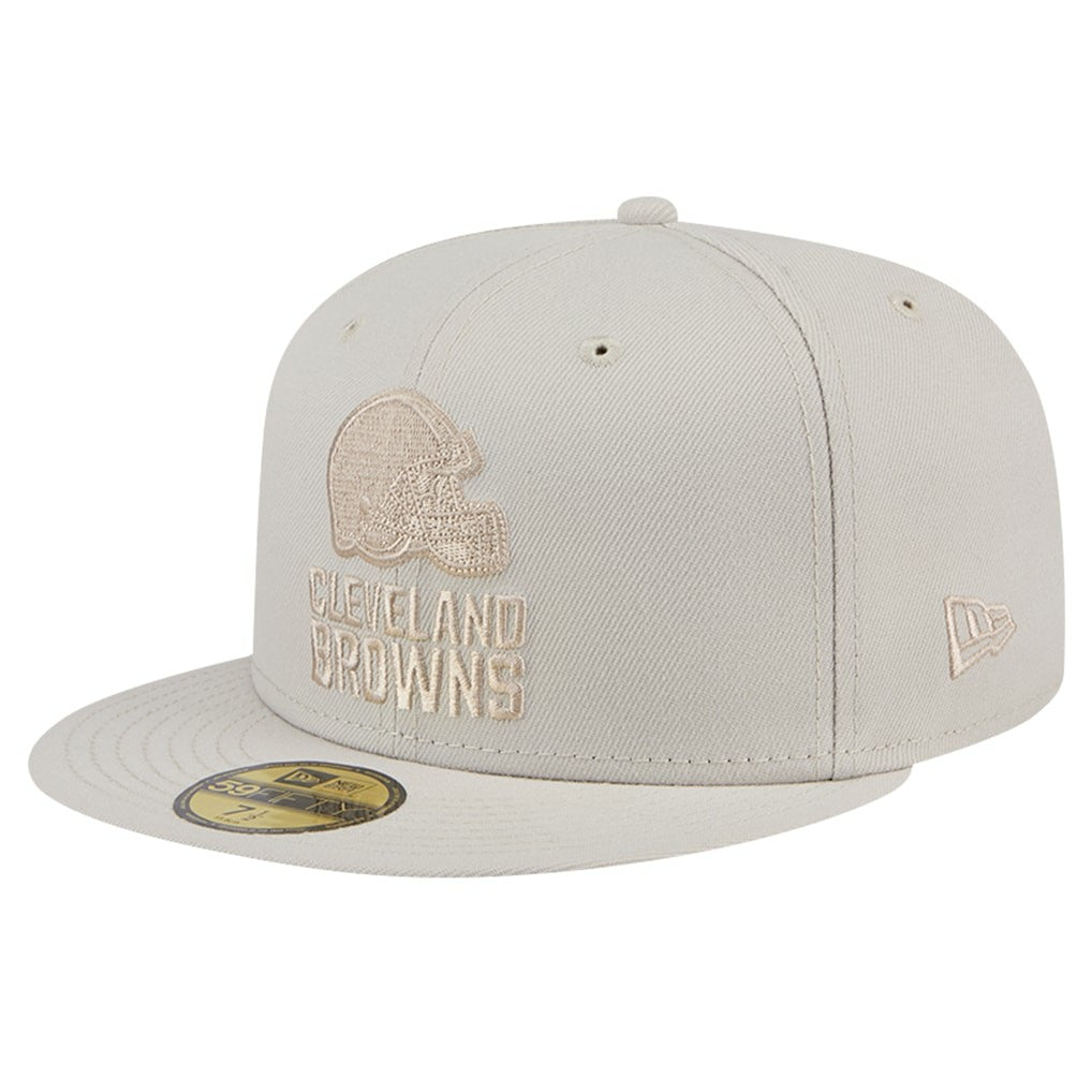 Cleveland Browns New Era Color Pack 59FIFTY Fitted Hat Stone - NFL