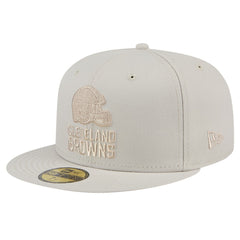 Cleveland Browns New Era Color Pack 59FIFTY Fitted Hat Stone - NFL