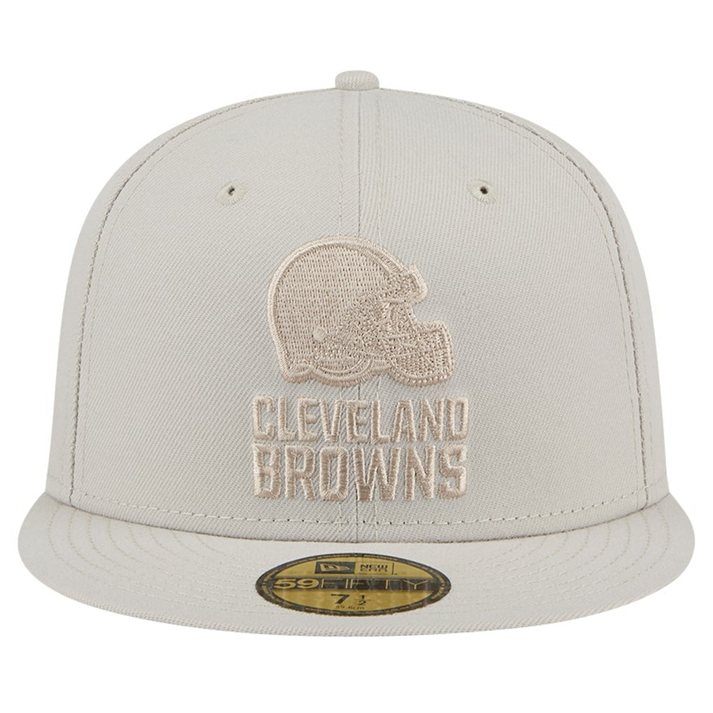 Cleveland Browns New Era Color Pack 59FIFTY Fitted Hat Stone - NFL