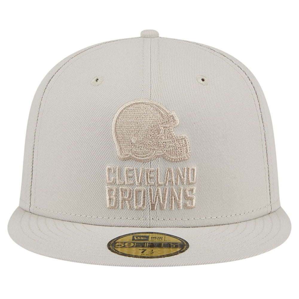 Cleveland Browns New Era Color Pack 59FIFTY Fitted Hat Stone - NFL