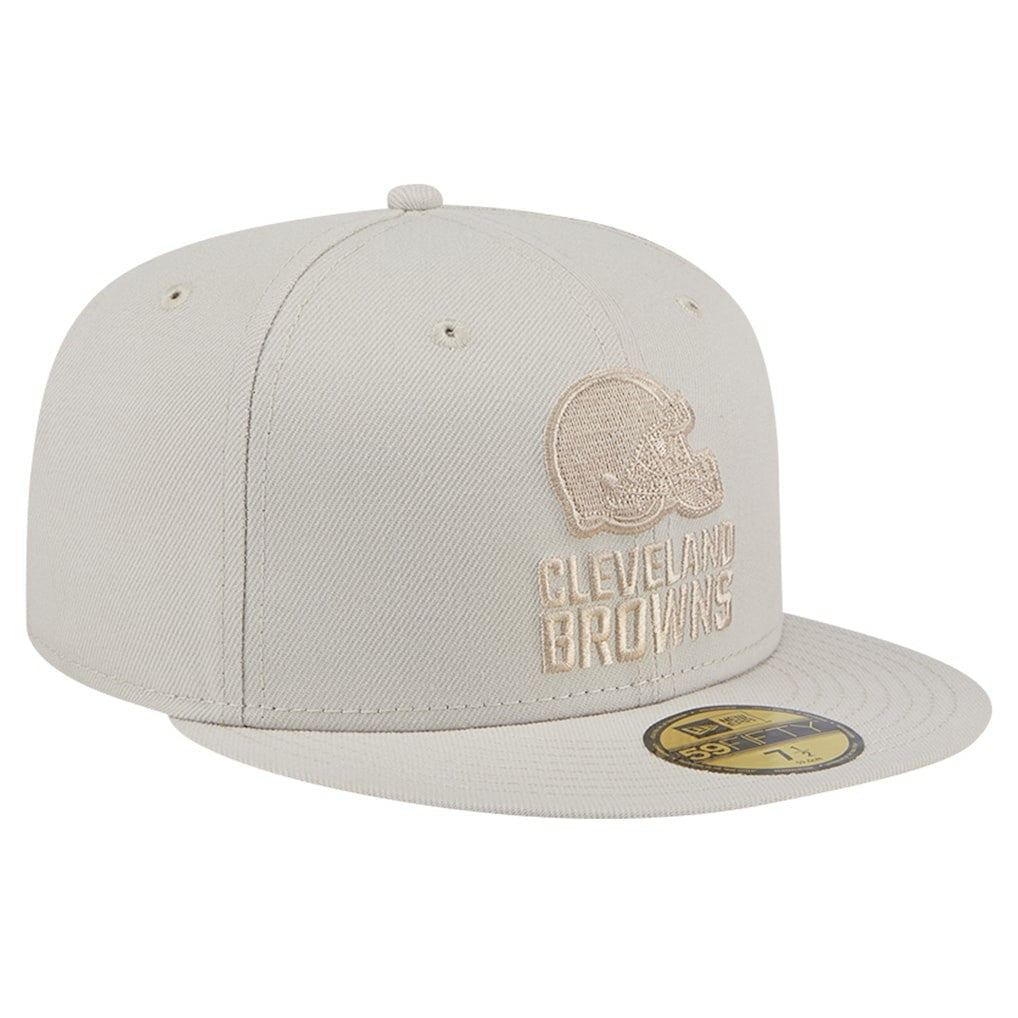 Cleveland Browns New Era Color Pack 59FIFTY Fitted Hat Stone - NFL