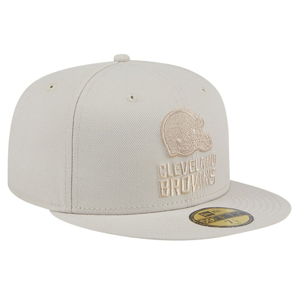 Cleveland Browns New Era Color Pack 59FIFTY Fitted Hat Stone - NFL